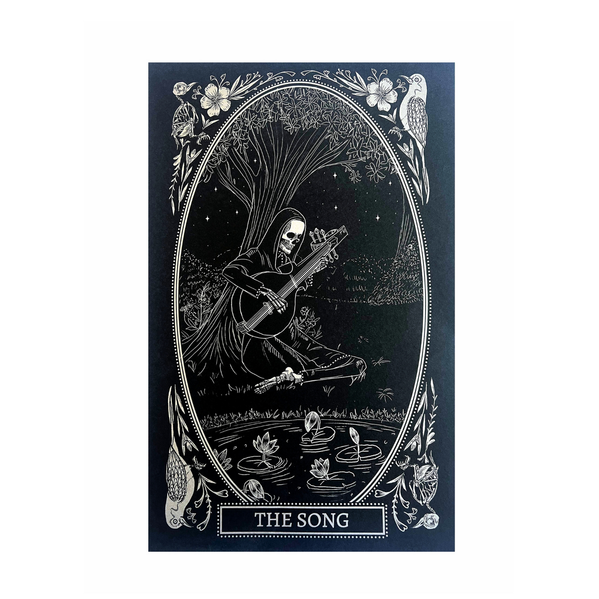 the song art print design from the mirror oracle deck