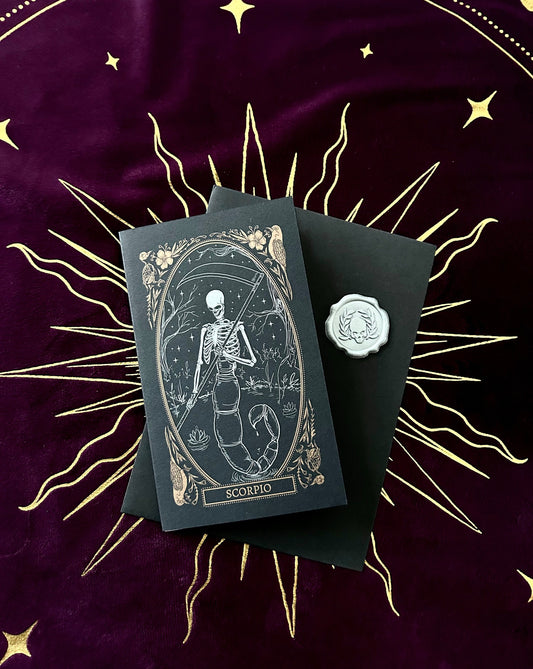 Greeting Card - Scorpio