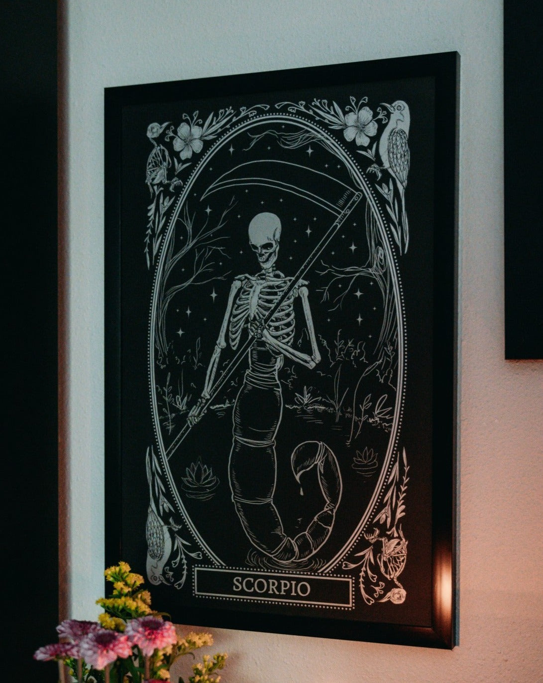 scorpio zodiac sign wall art