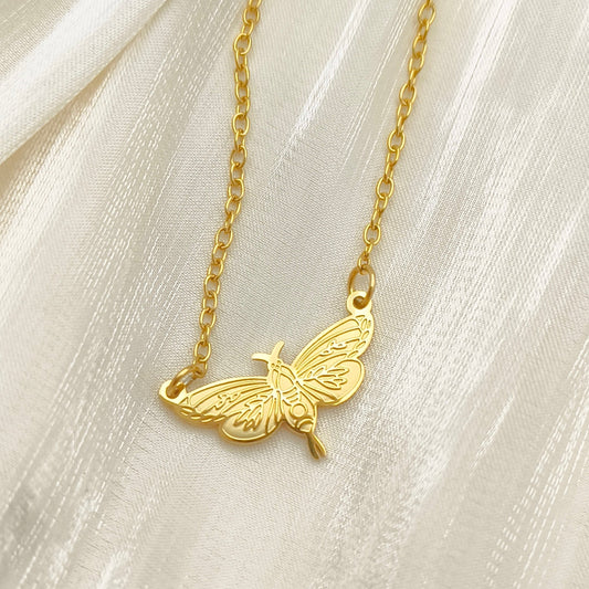 Auric Moth Necklace - 13th Press x Feyr™
