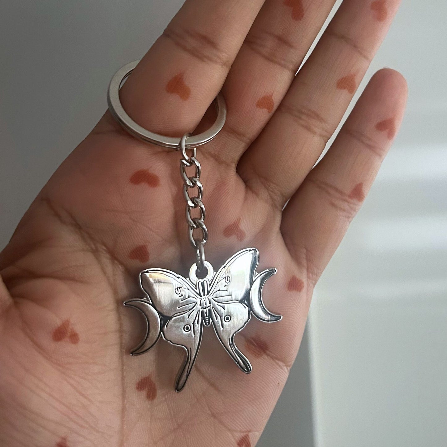 Keychain - "Luna Moth"