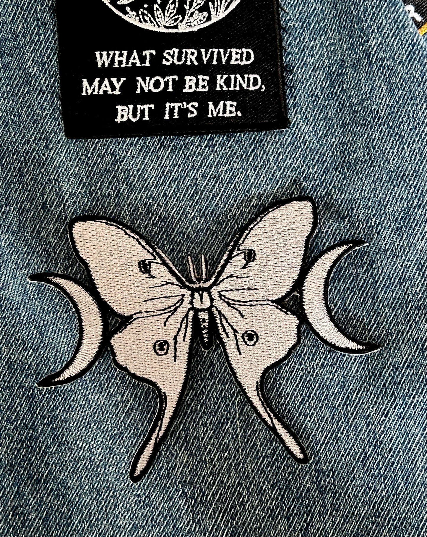Embroidered Patch - Luna Moth