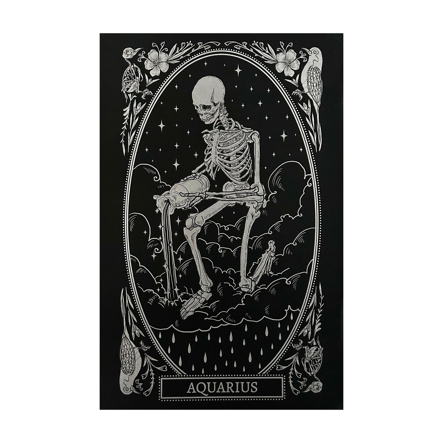 Aquarius zodiac sign art print