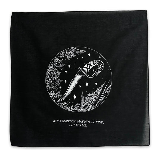 Cotton Screenprint Patch - "What Survived"