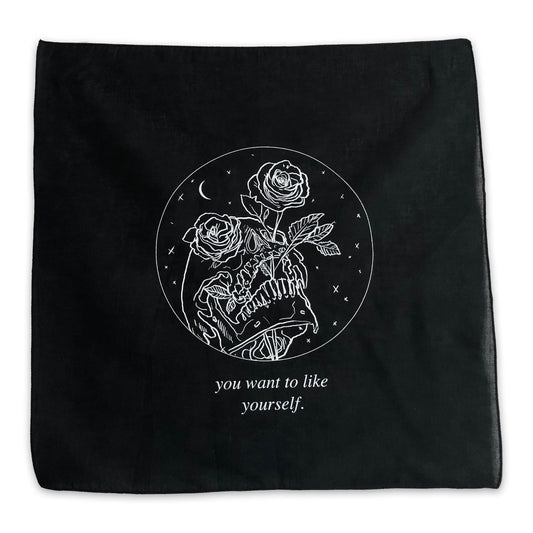 Cotton Screenprint Patch - "You Want to Like Yourself"