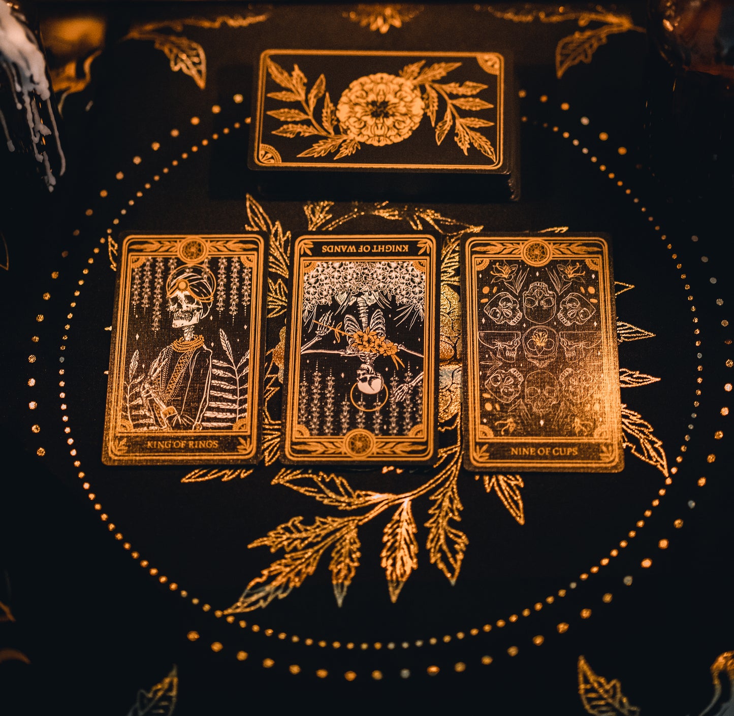 Tarot Cloth - "Teeth and Bone"