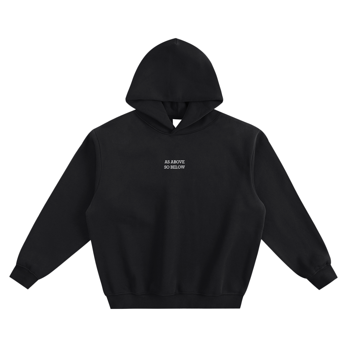 AS ABOVE/SO BELOW - Embroidered Boxy Hoodie x Cosmic Swamp