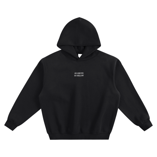 AS ABOVE/SO BELOW - Embroidered Boxy Hoodie x Cosmic Swamp