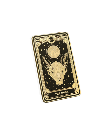 Hard-Enamel Pin - "The Moon"