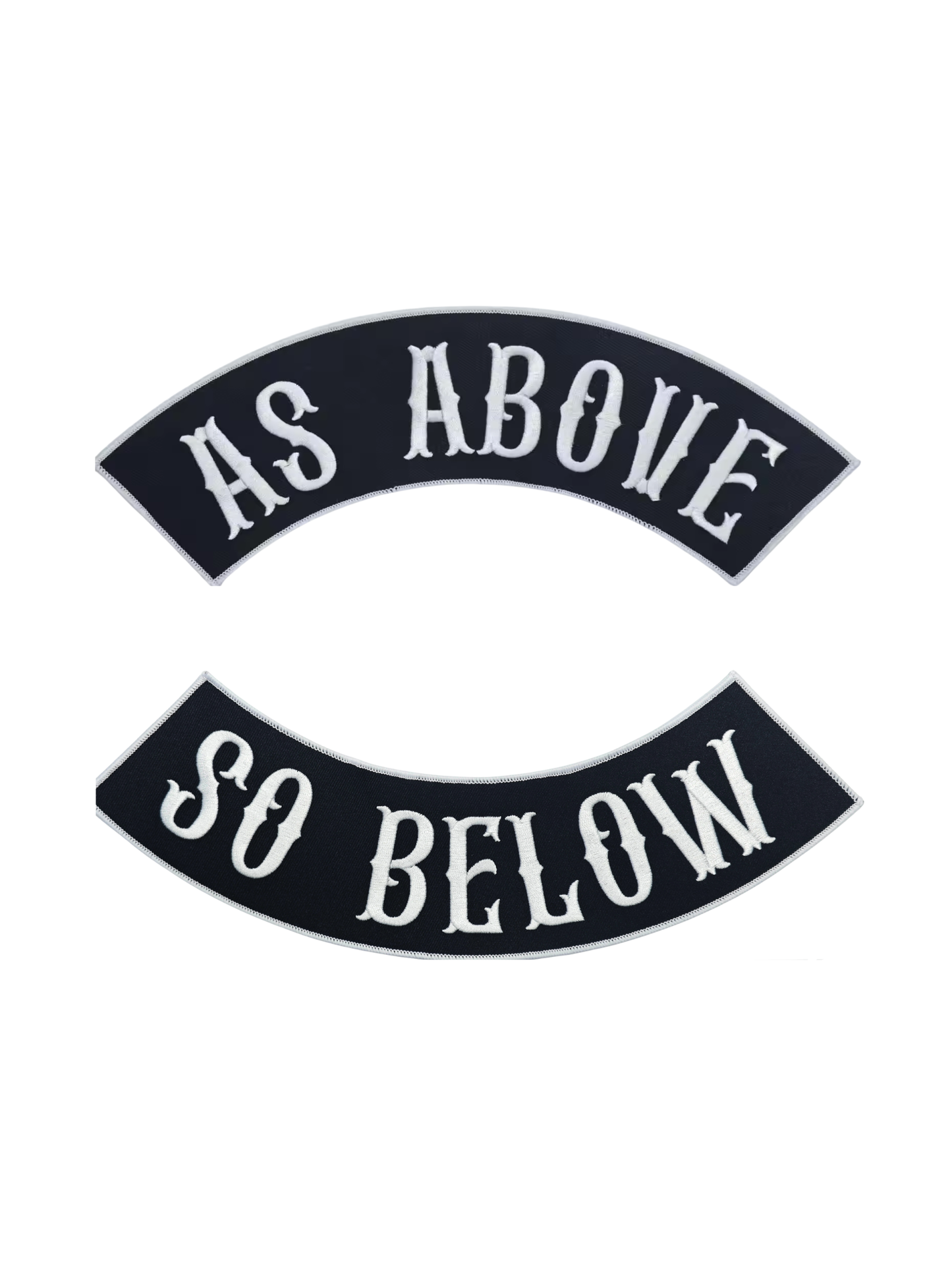 Rocker Back Patch Set - "As Above, So Below"