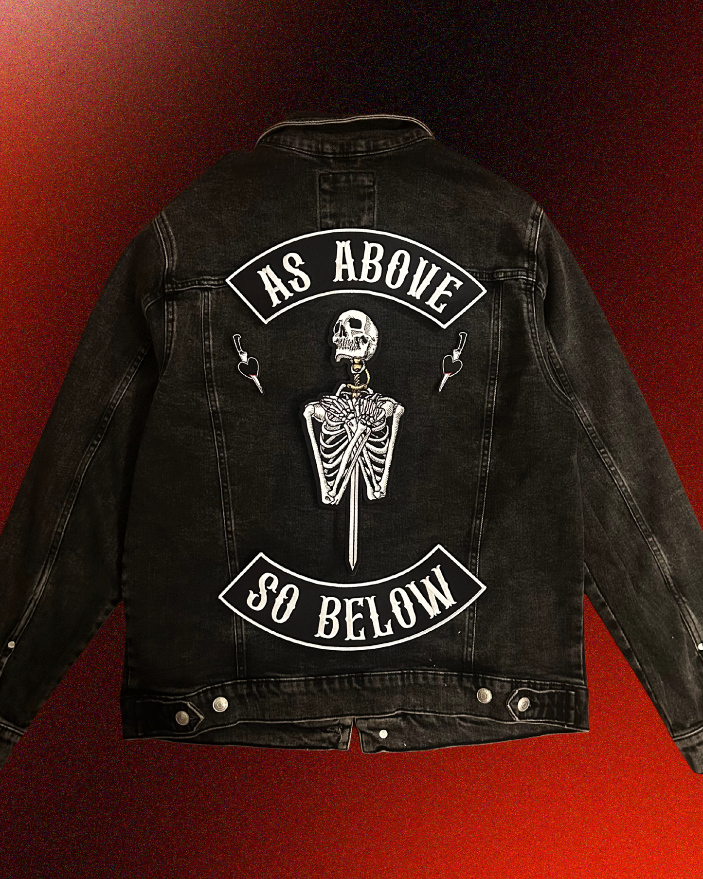 Large Embroidered Back Patch - "Strife"