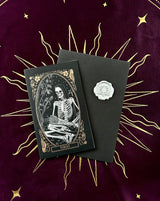 blank greeting card with virgo zodiac sign design from the Mirror Oracle deck by Amrit Brar and 13th Press