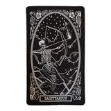 large embroidered back patch of sagittarius zodiac sign from the mirror oracle deck by amrit brar and 13th press.