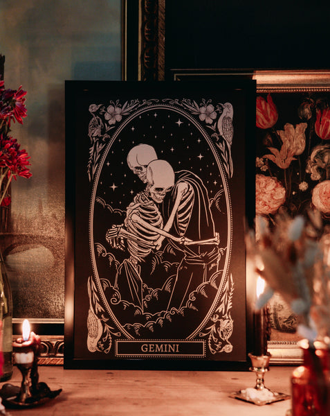 Gemini - Zodiac Sign Print – 13th Press