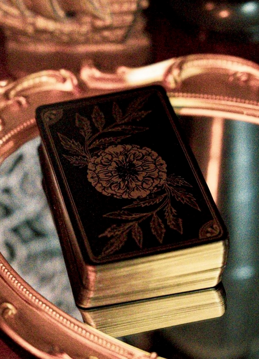 marigold tarot deck gold gilded edges