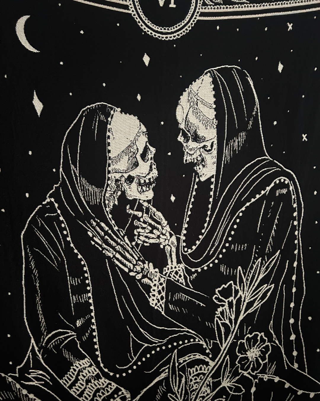 Woven Blanket - "The Lovers" Tapestry