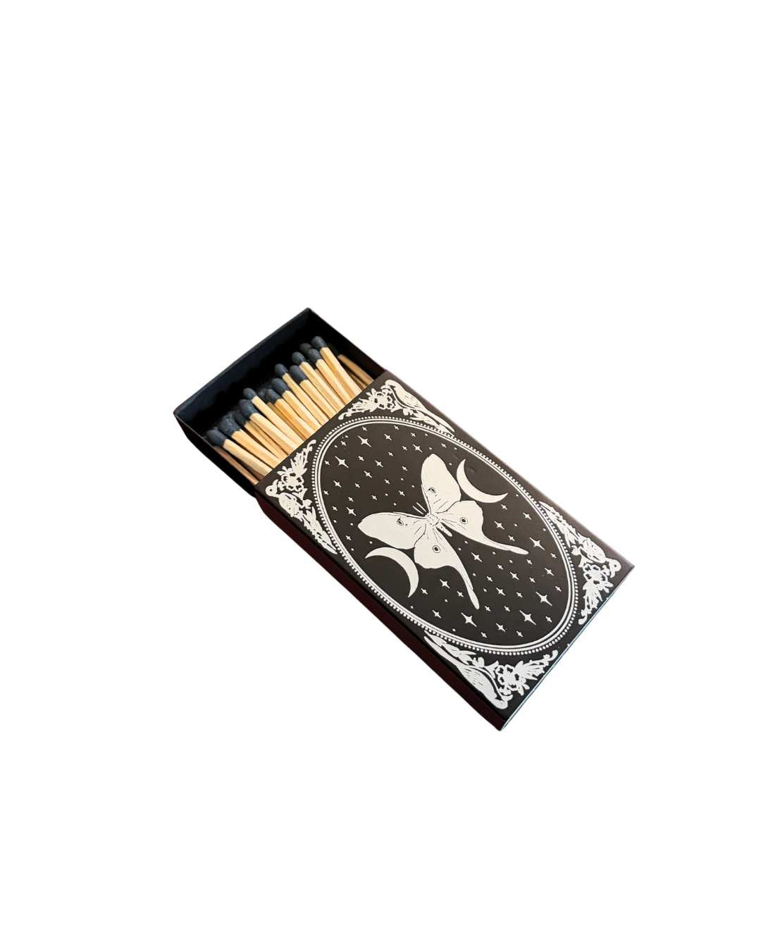 Nocturne Novelty Matchbox Set – Luna Moth & Bat (Set of 2)
