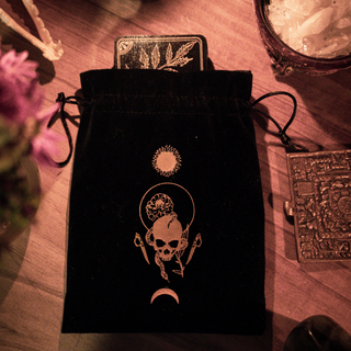 tarot deck velvet pouch for tarot cards