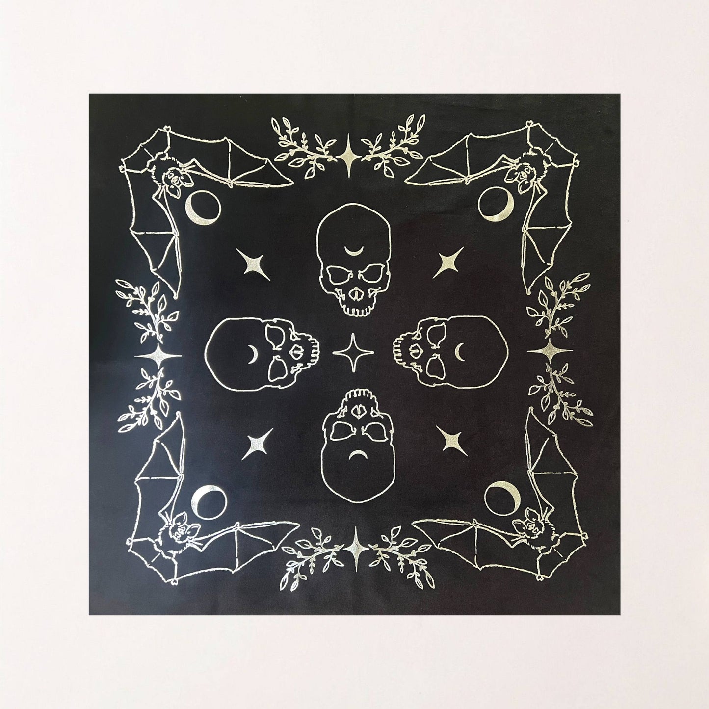 Velvet Altar Cloth - "Midnight" Black