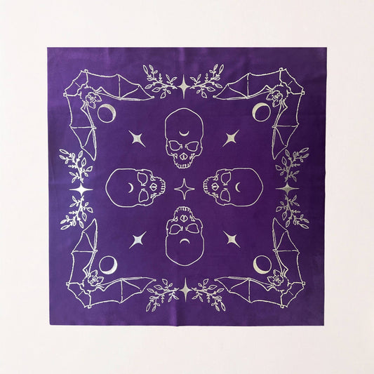 Velvet Altar Cloth - "Midnight" Purple