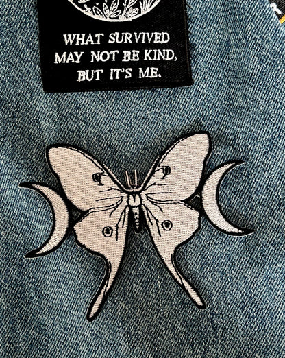Embroidered Patch - Luna Moth