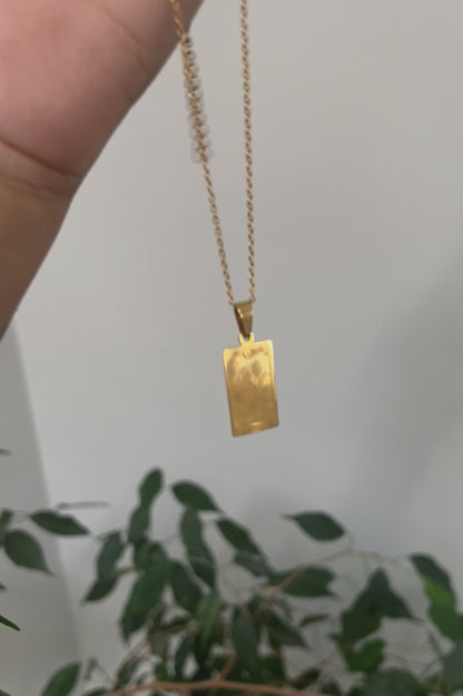 Tarot Card Necklace - The Lovers from the Marigold Tarot Deck, 13th Press x Feyr™