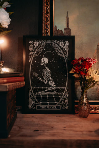 the prayer mirror oracle deck card print