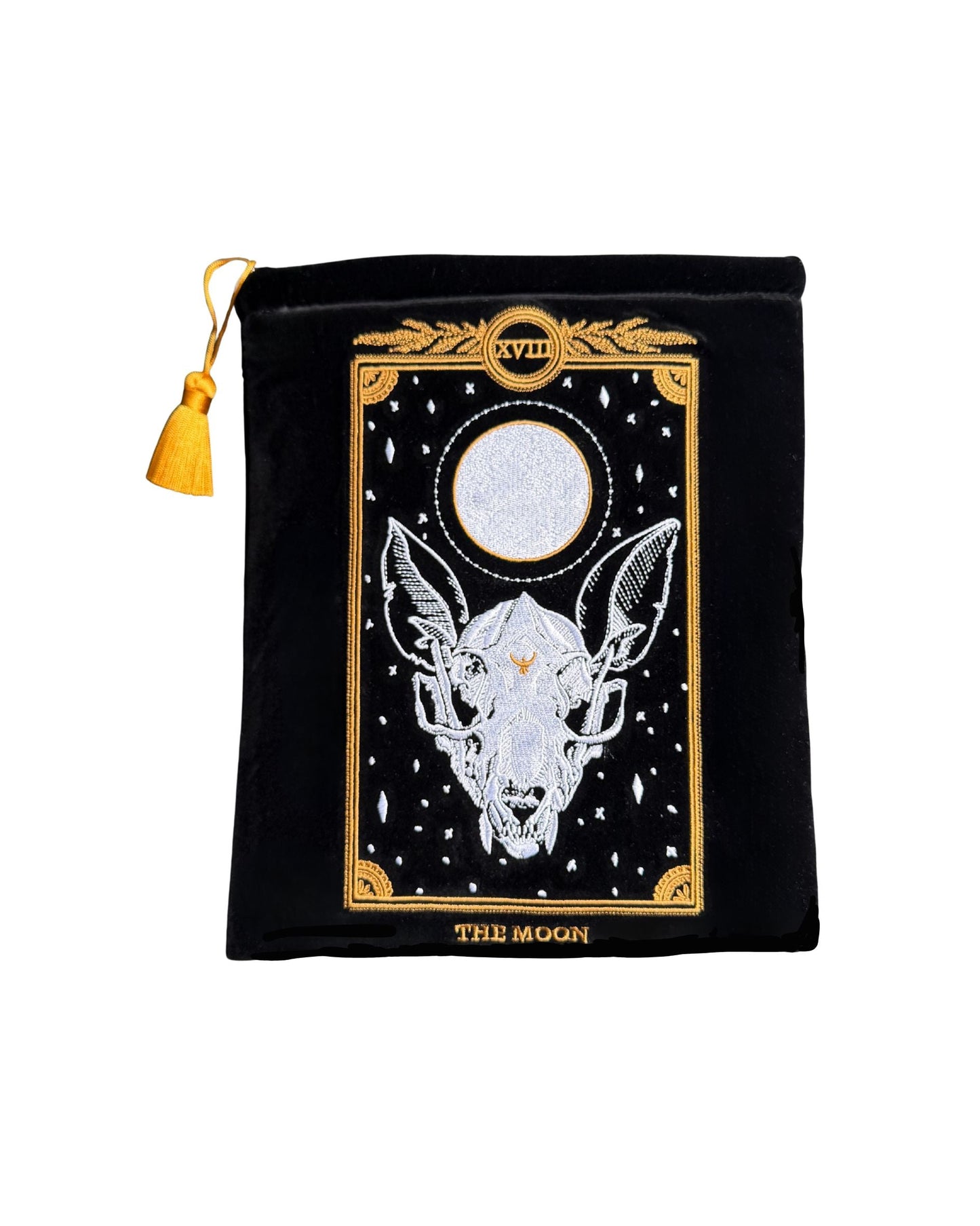 The Moon Book/iPad/Kindle Sleeve, Velvet Tarot Pouch