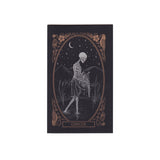 cancer zodiac sign greeting card with black envelope and silver wax seal