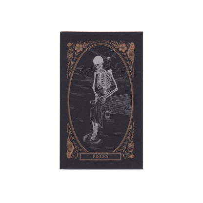 blank greeting card with libra zodiac sign design from the Mirror Oracle deck by Amrit Brar and 13th Press