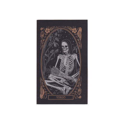 virgo zodiac sign greeting card, design from the Mirror Oracle deck.