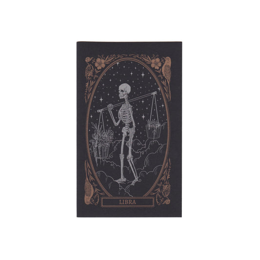 blank greeting card with libra zodiac sign design from the Mirror Oracle deck by Amrit Brar and 13th Press