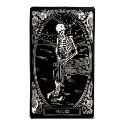 Hard-Enamel Zodiac Pin - Pisces