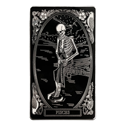 Hard-Enamel Zodiac Pin - Pisces