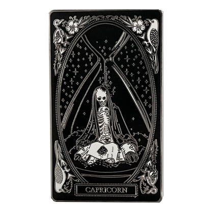 Hard-Enamel Zodiac Pin - Capricorn