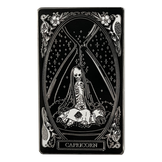 Hard-Enamel Zodiac Pin - Capricorn