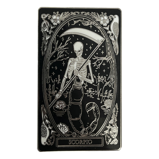 Hard-Enamel Zodiac Pin - Scorpio