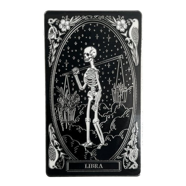 Hard-Enamel Zodiac Pin - Libra