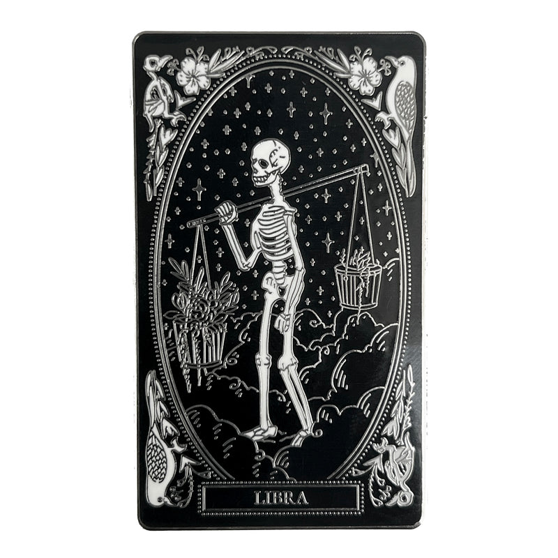 Hard-Enamel Zodiac Pin - Libra