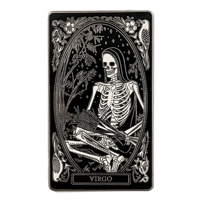 Hard-Enamel Zodiac Pin - Virgo