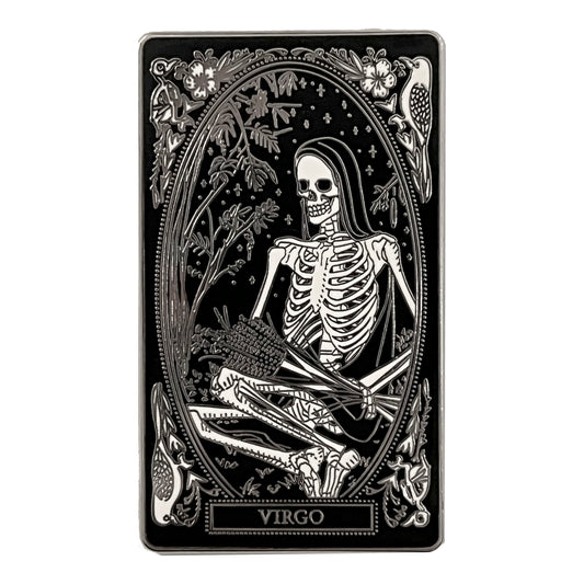 Hard-Enamel Zodiac Pin - Virgo