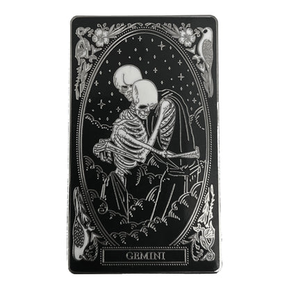 Hard-Enamel Zodiac Pin - Gemini