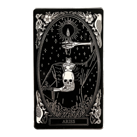 Hard-Enamel Zodiac Pin - Aries