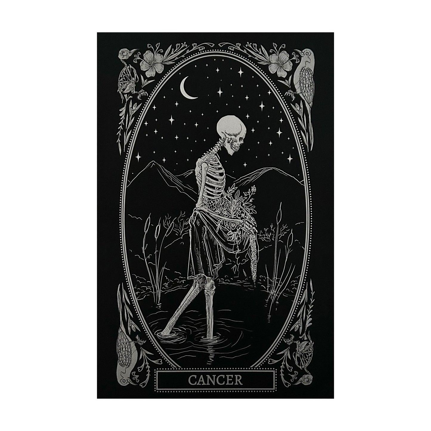 Cancer zodiac sign art print 