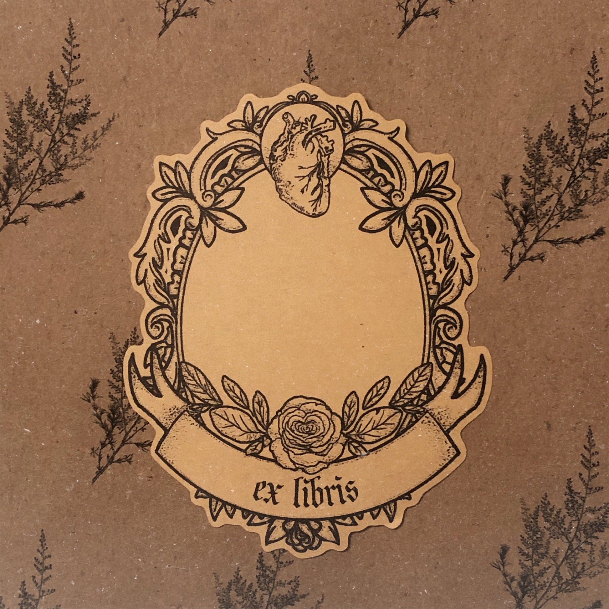 sticker bookplate 