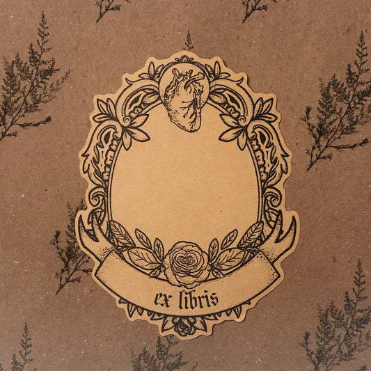 sticker bookplate 