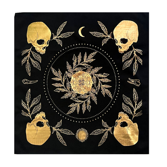 Tarot Cloth - "Teeth and Bone"