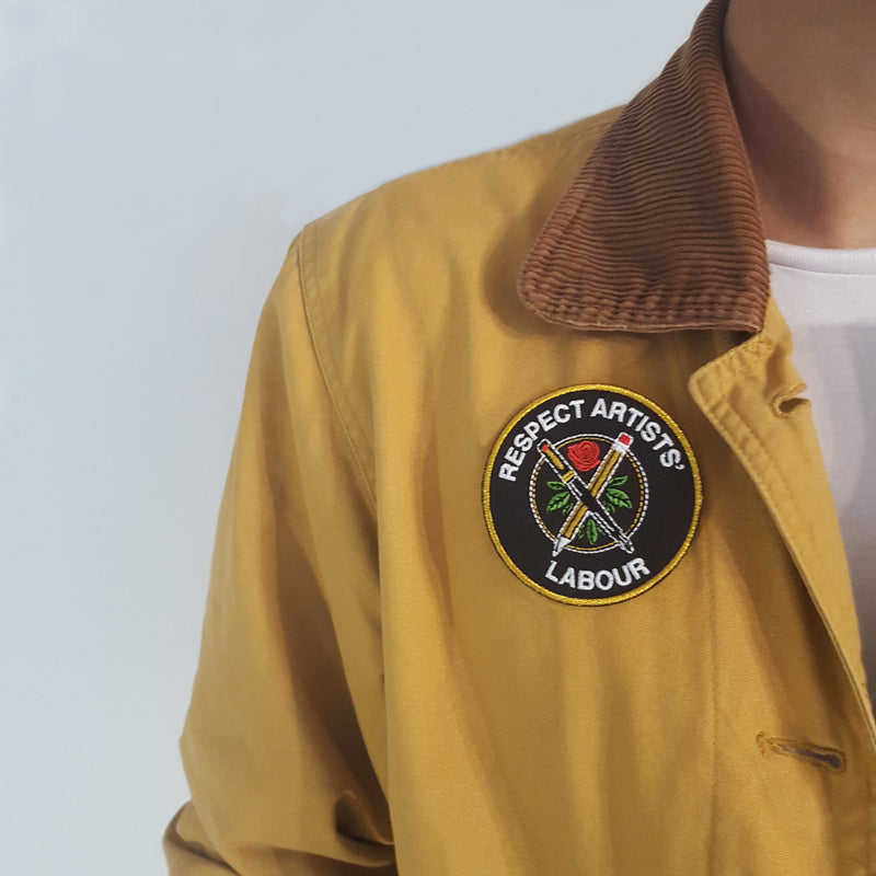 Embroidered Patch - "Respect Artists' Labour"