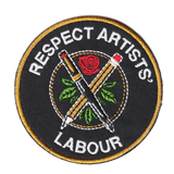 Embroidered Patch - "Respect Artists' Labour"