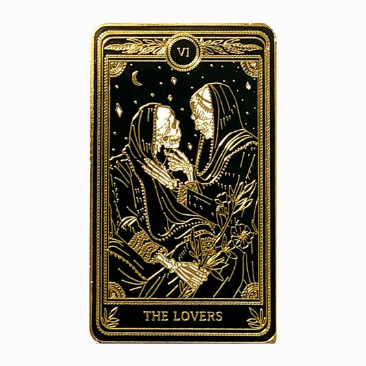 Hard-Enamel Pin - "The Lovers"